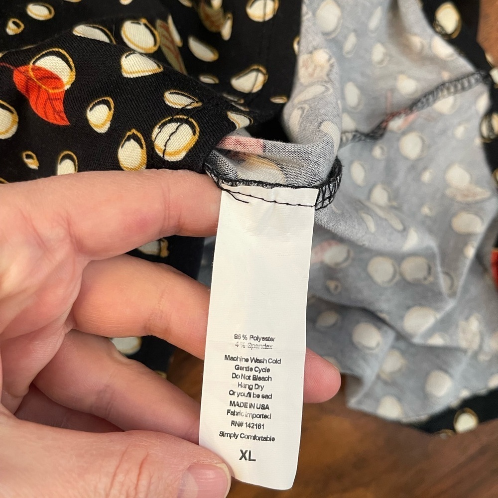 Lularoe Black Nicole Dress Size XL - Picture 3 of 4